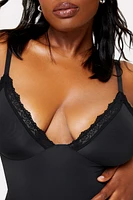 Smoothed Reality Lace Brief Bodysuit