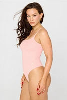 Snug Cotton Strappy Thong Bodysuit