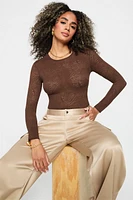 Hot Mesh Long Sleeve Bodysuit