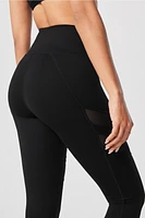 Powerhold® High-Waisted Mesh Paneled 7/8 Legging