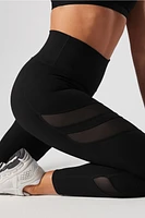 Powerhold® High-Waisted Mesh Paneled 7/8 Legging