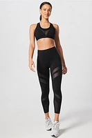 Powerhold® High-Waisted Mesh Paneled 7/8 Legging