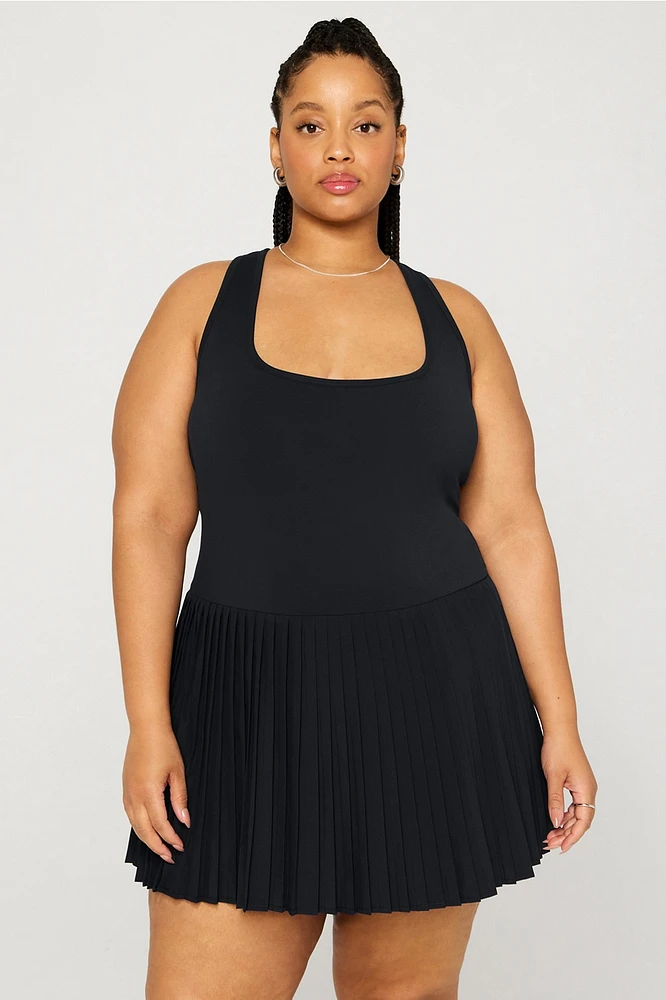 Hot Shot Pleated Dress Mini