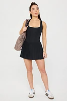 Hot Shot Pleated Dress Mini