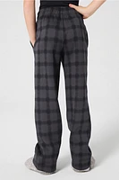 Girls Cozy Fleece Wide Leg Sweatpant