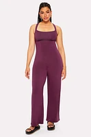 Smooth As Hell Criss Cross Back Jumpsuit