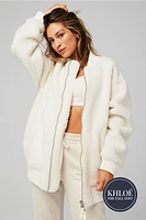 Teddy Oversized Bomber Jacket