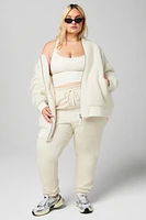 Teddy Oversized Bomber Jacket