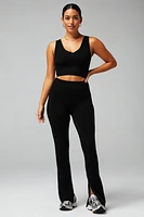 Cloud Seamless High-Waisted Split Flare