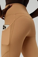 Oasis Rib HW Crossover 7/8 Legging