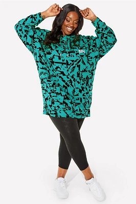 Major Label Oversized Hoodie