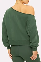 Everyday Off-The-Shoulder Sweatshirt