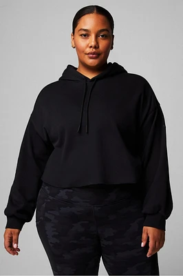 Cozy Fleece Cropped Hoodie