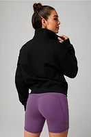 Cozy Fleece Half Zip Sweatshirt