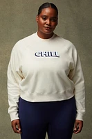 Cozy Fleece Raglan Sweatshirt