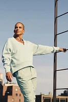 Cozy Fleece V-Neck Sweatshirt