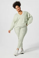 Cozy Fleece V-Neck Sweatshirt