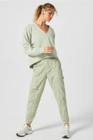 Cozy Fleece V-Neck Sweatshirt