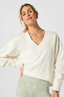 Cozy Fleece V-Neck Sweatshirt