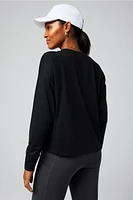 Cloud Jersey Boxy Long-Sleeve Top