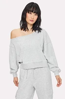 Bling Thing Off-The-Shoulder Sweatshirt