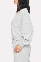 Bling Thing Off-The-Shoulder Sweatshirt