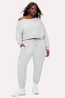 Bling Thing Off-The-Shoulder Sweatshirt