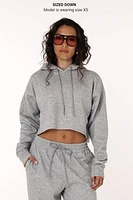 Cozy Fleece Everyday Cropped Hoodie