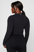 Sleek Seamless Long-Sleeve Top