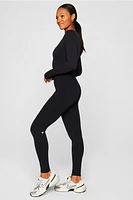 Sleek Seamless Long-Sleeve Top