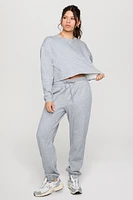 Cozy Fleece Everyday Cropped Crew