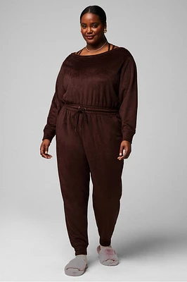 Cozy Cord Off Shoulder Onesie