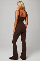 PureLuxe Kick Flare Jumpsuit