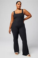 HeatherFlex Kick Flare Jumpsuit