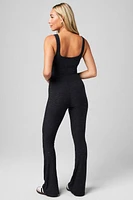 HeatherFlex Kick Flare Jumpsuit