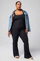 HeatherFlex Kick Flare Jumpsuit