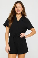 Cotton Voile Short Onesie