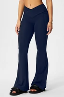 PureLuxe High-Waisted Crossover Flare