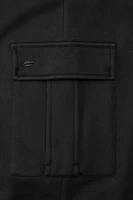 Cozy Fleece Wide Leg Cargo Sweatpant