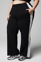 Year Round Terry Wide Leg Snap Pant