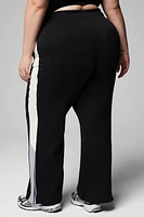 Year Round Terry Wide Leg Snap Pant