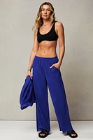 Cotton Voile Wide Leg Pant