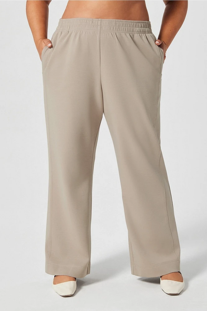 Wide Leg Seamed Pant