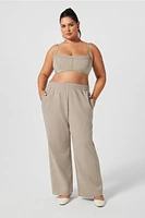 Wide Leg Seamed Pant