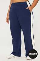 Year Round Terry Stripe Wide Leg Pant
