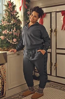 Cozy Fleece Go-To Color Blocked Sweatpant