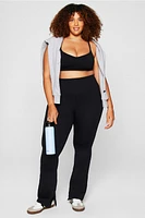 Sleek Seamless High-Waisted Flare Pant