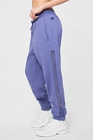 Cozy Fleece Mesh-Paneled Jogger