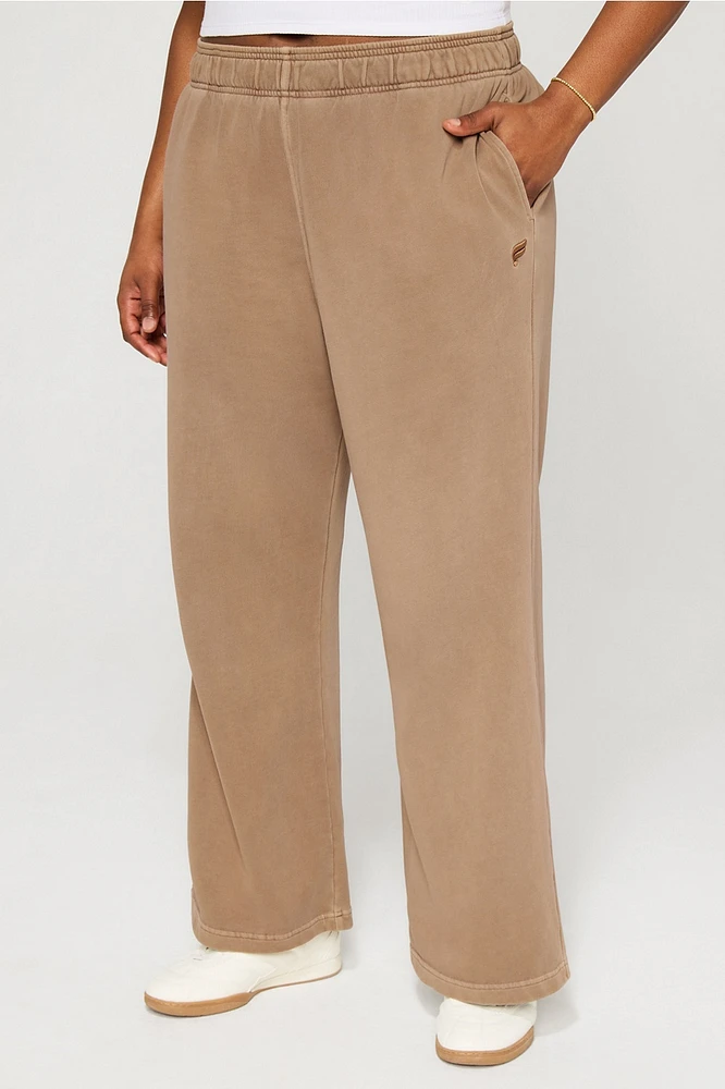 Year Round Terry Wide Leg Sweatpant