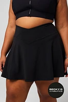 Crossover Flounce Skirt
